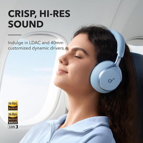 Soundcore Anker Space One ANC Over-Ear Headphones, White, Renewed in Kuwait