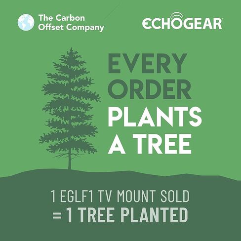 دعامة تثبيت للتلفزيون بكامل الحركة من ECHOGEAR لمعظم أجهزة التلفزيون المسطحة بشاشة LED مقاس 37 - 70 بوصة LED، LCD، OLED وبلازما مع أنماط VESA تصل إلى 600 × 400 - 16 بوصة - EGLF1-BK in Kuwait