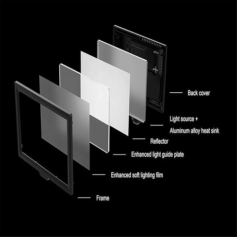 إضاءة كاميرا سويتي، إضاءة كاميرا محمولة رفيعة للغاية LED قابلة للتعتيم بلونين 3200K-5600K CRI95+ لالتقاط الفيديو والتصوير الفوتوغرافي (NP-F550) in Kuwait