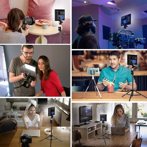 إضاءة كاميرا سويتي، إضاءة كاميرا محمولة رفيعة للغاية LED قابلة للتعتيم بلونين 3200K-5600K CRI95+ لالتقاط الفيديو والتصوير الفوتوغرافي (NP-F550) in Kuwait