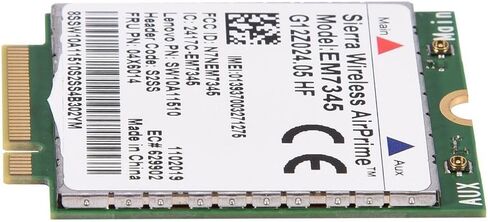 بي وينر بطاقة وحدة EM7345، وحدة بطاقة 04X6014 4G LTE WWAN لجهاز ثينك باد X250 X1C W550 T450 X240 T440 EM7345، نطاق عريض لاسلكي عالي السرعة in Kuwait