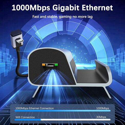 قاعدة شحن متوافقة مع ستيم ديك، قاعدة ستيم ديك 6 في 1 مع HDMI 2.0 4K عند 60 هرتز، جيجابت ايثرنت 1000 ميجابت في الثانية، 3 USB 3.0 ومنفذ شحن كامل السرعة USB-C متوافقة مع صمام ستيم ديك in Kuwait