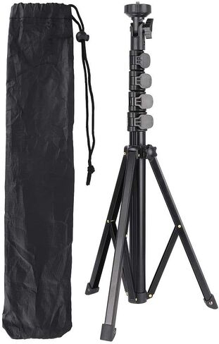FL019 Light Stand Photography Photo Studio Light Stands for Video Aluminum Alloy Black Multifunction Adjustable Light Stand Mobile Phone Live Bracket Photograph Tripod in Saudi Arabia