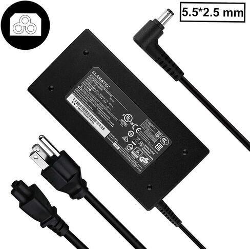 120W 19.5V 6.15A AC محول شاحن متوافق مع MSI Gaming Notebook A12-120P1A A15-120P1A ADP-120MH D MSI GP60 GE60 GE62 GE70 GT640 GT725 CX62 GL62 GE70K Z370 سلك إمداد الطاقة للكمبيوتر المحمول in Kuwait