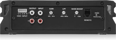 مضخم صوت سيارة BELVA BPKG210v2 بقدرة 1000 وات مزدوج 10 بوصات مع حاوية مستوردة ومضخم صوت أحادي الكتلة ومجموعة أسلاك ومقبض جهير عن بعد in Kuwait