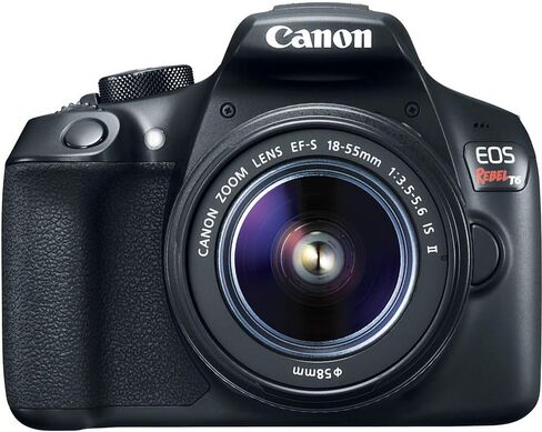 كاميرا Canon EOS Rebel T6 DSLR مع عدسة مقاس 18-55 مم (1159C003) + 2 بطاقة ذاكرة سعة 64 جيجابايت + طقم مرشح الألوان + طقم مرشح + 2 × بطارية LPE10 + عدسة واسعة الزاوية + عدسة مقربة + غطاء عدسة + المزيد (متجددة) in Saudi Arabia
