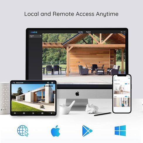 كاميرا REOLINK 4MP PoE IP، كاميرا إضافية للمراقبة بالفيديو في الهواء الطلق لنظام أمان المنزل، تعمل فقط مع نظام كاميرا Reolink POE وNVR، اكتشاف الإنسان/المركبة، غير متوافق مع الطرف الثالث، B400 in Kuwait