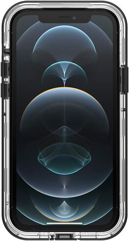 لايف بروف نيكست سيريز كفر حماية للايفون 12 وايفون 12 برو - اسود كريستال (شفاف/أسود) in Kuwait