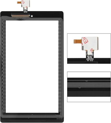 استبدال الشاشة لـ Amazon Fire Kindle HD7 HD 7 بوصة الجيل التاسع 2019 M8S26G لمحول رقمي لشاشة اللمس للكمبيوتر اللوحي وأجزاء إصلاح عدسات من الزجاج، بما في ذلك أدوات مجانية (غير LCD) in Saudi Arabia