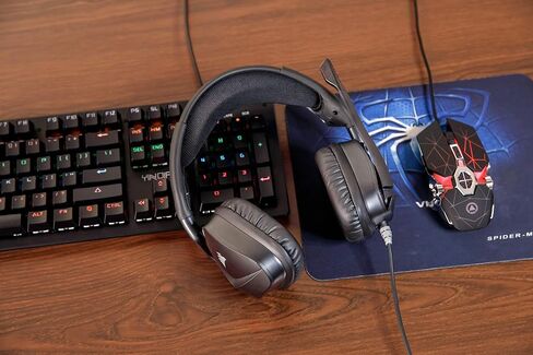 WC Upgraded Replacement Earpads for Corsair Void & Corsair Void Pro Wired & Wireless Gaming Headsets Made by Wicked Cushions | Improved Durability, Thickness, and Sound Isolation | (Speed Racer) in Saudi Arabia