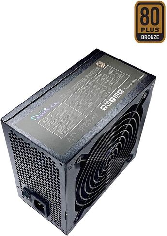Apevia ATX-JP600W Jupiter 600W 80 Plus Bronze Certified Active PFC ATX Gaming Power Supply, Supports Dual/Quad Core CPUs, SLI/Crossfire/Haswell, 3 Year Warranty in Saudi Arabia