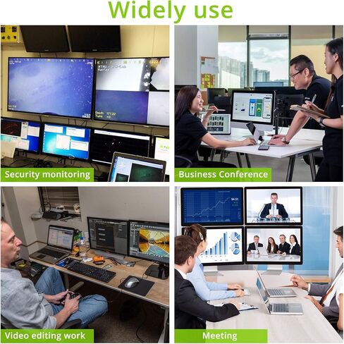 LiNKFOR KVM HDMI Switch 2 in 1 Out Box، 2-Port USB HDMI Cable KVM Switch، يدعم 4K @ 30 هرتز ومشاركة جهازي كمبيوتر مع ماوس لوحة مفاتيح واحد وشاشة عالية الدقة in Kuwait