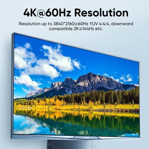 شاشات مزدوجة KVM Switch 2 منفذ 4K@60 هرتز، HDMI KVM Switch 2 شاشات 2 جهاز كمبيوتر مع 3 USB 2.0 Hub، مشاركة طابعة لوحة المفاتيح والماوس، مفتاح الزر وEDID التكيفي in Kuwait