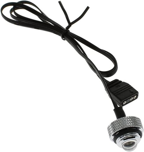 اكس اس بي سي قابس فارغ باضاءة LED 3 سنون ايه ار جي بي 5 فولت G1/4 انش، كروم in Saudi Arabia