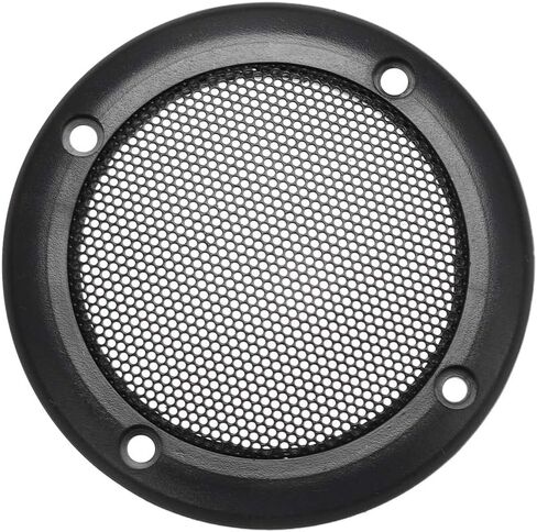 uxcell Speaker Grill Cover 3.5 Inch Mesh Decorative Circle Subwoofer Guard Protector Black in Saudi Arabia