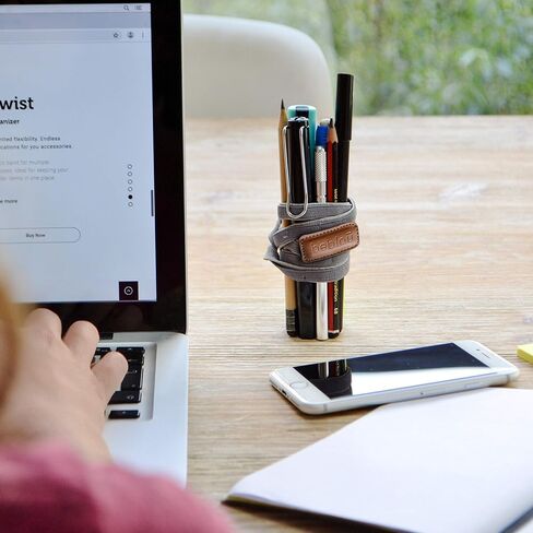 Beblau TWIST PACK ELASTIC PORTABLE ORGANIZER w/magnet inside attachable to your laptop, notebook, PC screen.. Anything! Office, Home & School | Laptop accessory | Backpack | STOCKING STUFFERS | DARK in Kuwait