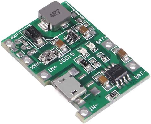AITRIP 5PCS Type-C USB 3.7V 4.2V 1A 5W Lithium Li-ion 18650 Battery Charger Board DC-DC Step Up Boost Module TP4056 DIY Kit Parts in Kuwait