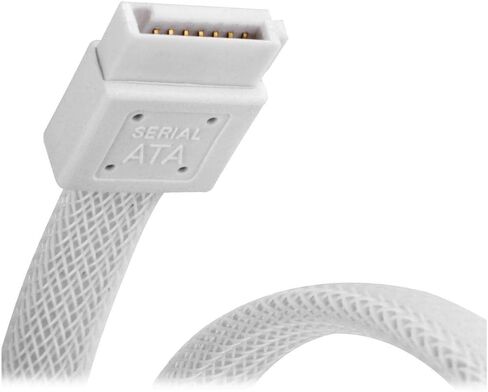 Silverstone SATA III with Locking Mechanism, White (RL-CP07W) in Saudi Arabia