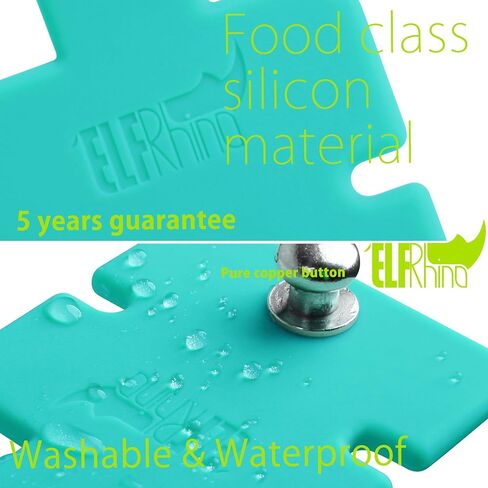 ELFRhino Silicone Earphone Organizer Earphone Wrap Winder Headphone Cord Organizer Wrap Winder Manager Cable Winder(Blue, 1 Piece) in Saudi Arabia