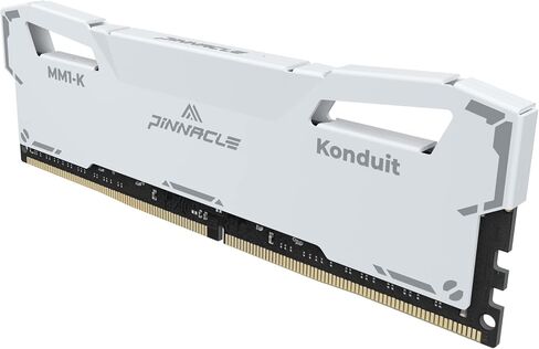 Timetec Pinnacle Konduit 16GB KIT(2x8GB) DDR4 3200MHz PC4-25600 CL16-18-18-38 XMP2.0 Overclocking 1.35V Compatible for AMD and Intel Desktop Gaming PC Memory Module RAM - White in Kuwait