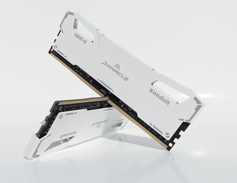 Timetec Pinnacle Konduit 16GB KIT(2x8GB) DDR4 3200MHz PC4-25600 CL16-18-18-38 XMP2.0 Overclocking 1.35V Compatible for AMD and Intel Desktop Gaming PC Memory Module RAM - White in Kuwait
