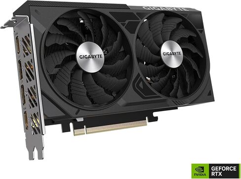 GIGABYTE GeForce RTX 4060 Ti WINDFORCE OC 16G Graphics Card, 2X WINDFORCE Fans, 16GB 128-bit GDDR6, GV-N406TWF2OC-16GD Video Card in Saudi Arabia