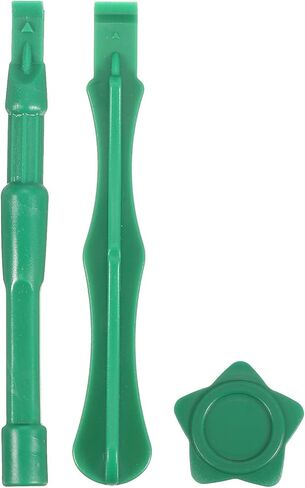 MECCANIXITY 30pcs Universal Plastic Spudger Crowbar Pry Bar Opening Repair Tools for Cellphone Mobile Phone Tablet Laptop PC, Green in Saudi Arabia