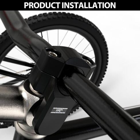 1PZ BB2-CD1 Pivoting Handlebar Clamp Risers Replacement for Universal Motorcycle 2" Raise Clamps for 7/8" or 1 1/8" Handlebars Mount To 7/8" Stem Clamp in Saudi Arabia