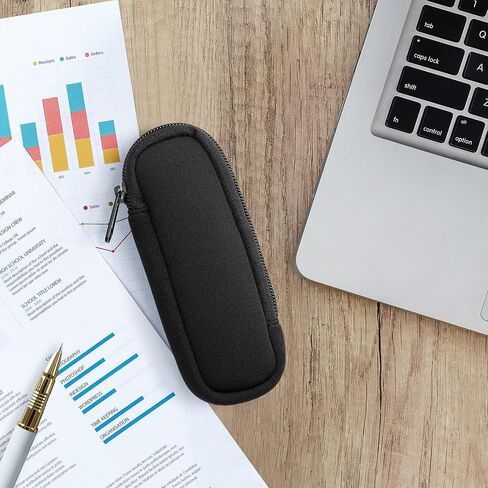 حافظة مؤشر ليزر من النيوبرين kwmobile متوافقة مع مؤشر ليزر عالمي - الحجم الداخلي 5.7 × 2 بوصة (14.5 × 5 سم) - أخضر فخاري in Kuwait