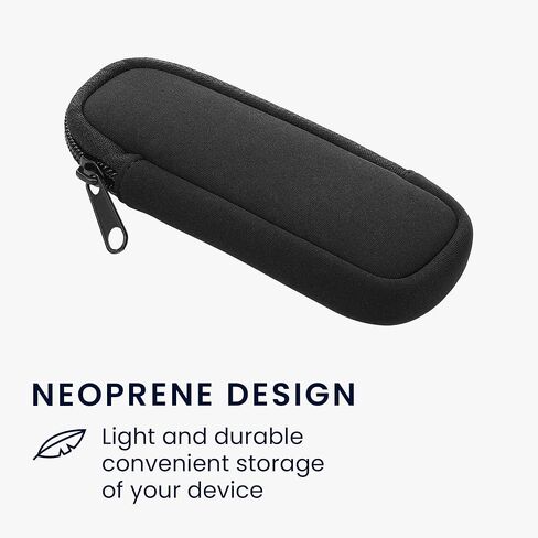 حافظة مؤشر ليزر من النيوبرين kwmobile متوافقة مع مؤشر ليزر عالمي - الحجم الداخلي 5.7 × 2 بوصة (14.5 × 5 سم) - أخضر فخاري in Kuwait