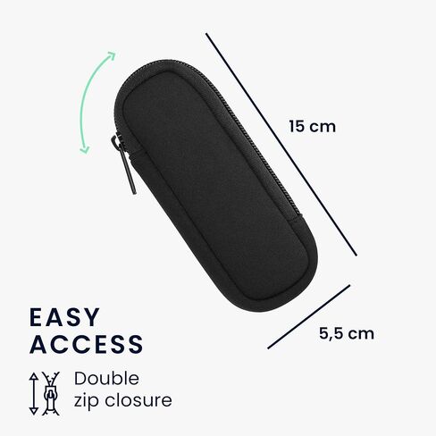 حافظة مؤشر ليزر من النيوبرين kwmobile متوافقة مع مؤشر ليزر عالمي - الحجم الداخلي 5.7 × 2 بوصة (14.5 × 5 سم) - أخضر فخاري in Kuwait