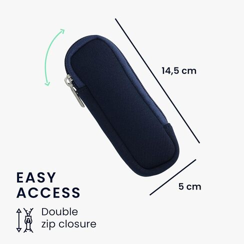 kwmobile Neoprene Laser Pointer Case Compatible with Universal Laser Pointer - Inside Size 5.7 x 2 inches (14.5 x 5 cm) - Pottery Green in Kuwait