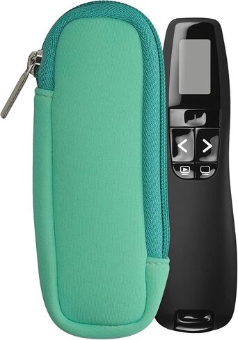 kwmobile Neoprene Laser Pointer Case Compatible with Universal Laser Pointer - Inside Size 5.7 x 2 inches (14.5 x 5 cm) - Pottery Green in Kuwait