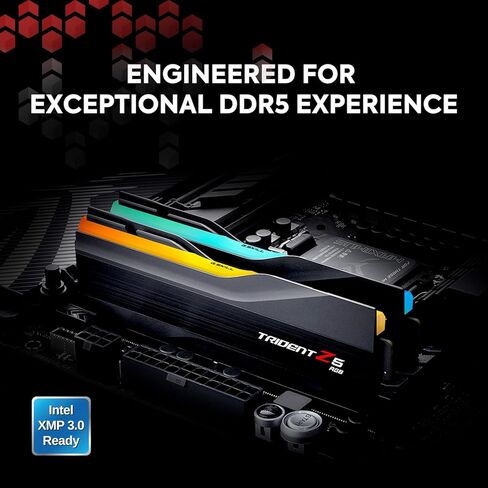 48GB G.Skill DDR5 Trident Z5 RGB 7200MHz CL36 1.35V مجموعة مزدوجة القناة 2x 24GB اسود in Saudi Arabia