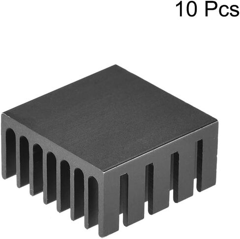 uxcell Electronic Radiators Heatsink for MOS GPU IC Chip Black 25 x 25 x 5 mm 10pcs in Kuwait