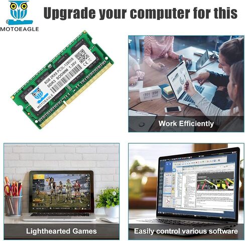 8GB DDR3L 1600 MHz SODIMM PC3L 12800S RAM Motoeagle 2Rx8 PC3 1600 DDR3 12800 1.35V Laptop Memory 204PIN in Saudi Arabia