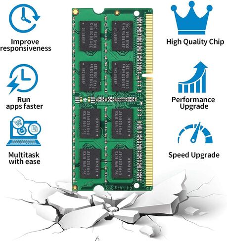 8GB DDR3L 1600 MHz SODIMM PC3L 12800S RAM Motoeagle 2Rx8 PC3 1600 DDR3 12800 1.35V Laptop Memory 204PIN in Saudi Arabia