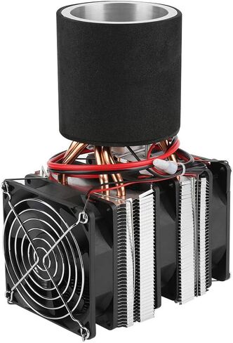 Semiconductor Refrigerator, DC12V Electronic Semiconductor Refrigeration DIY Cooler Cooling System Kit Used in School Teaching Sample, Liquid Cooling Test in Saudi Arabia