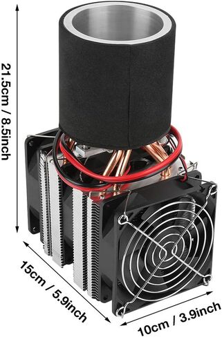 Semiconductor Refrigerator, DC12V Electronic Semiconductor Refrigeration DIY Cooler Cooling System Kit Used in School Teaching Sample, Liquid Cooling Test in Saudi Arabia