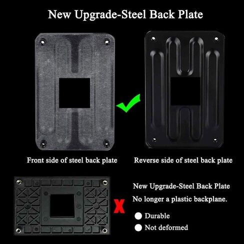 Aimeixin AM4 قوس، كمبيوتر سطح المكتب AMD AM4 اللوحة الأم وحدة المعالجة المركزية قوس المبدد الحراري، قوس اللوحة الخلفية الصلب لتركيب مروحة التبريد AM4's HeatSink (أسود) in Kuwait