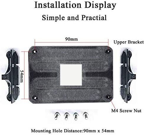 Aimeixin AM4 قوس، كمبيوتر سطح المكتب AMD AM4 اللوحة الأم وحدة المعالجة المركزية قوس المبدد الحراري، قوس اللوحة الخلفية الصلب لتركيب مروحة التبريد AM4's HeatSink (أسود) in Kuwait