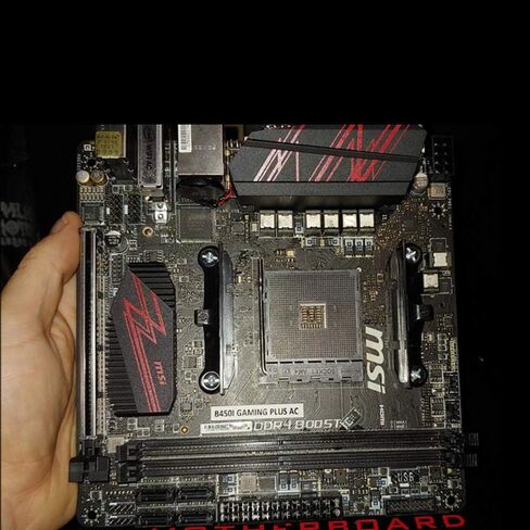 Aimeixin AM4 قوس، كمبيوتر سطح المكتب AMD AM4 اللوحة الأم وحدة المعالجة المركزية قوس المبدد الحراري، قوس اللوحة الخلفية الصلب لتركيب مروحة التبريد AM4's HeatSink (أسود) in Kuwait