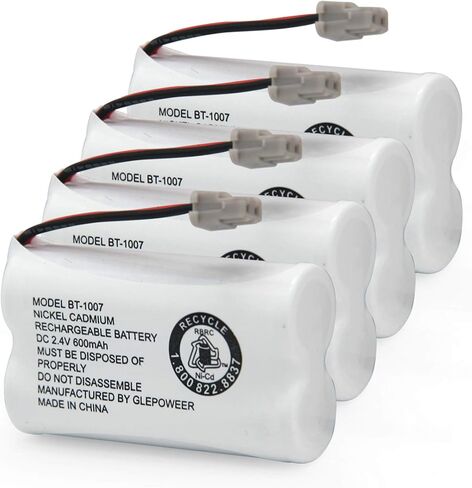 BT-1007 Cordless Phone Battery Compatible with Uniden BT1007 BT904 BT-904 BT1015 BT-1015 BBTY0651101 BBTY0460001 BBTY0510001 BBTY0624001 BBTY0700001 HHR-P506 HHR-P506A(4-Pack) in Saudi Arabia