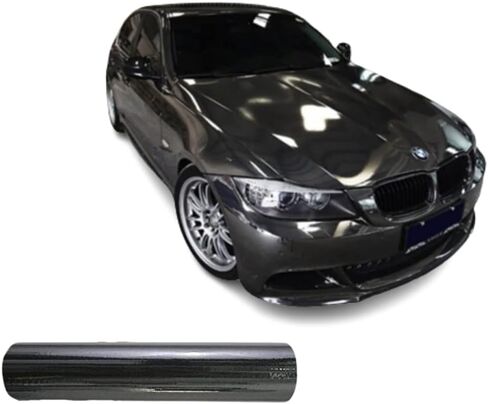 RockRose Mirror Brushed Chrome Vinyl Wrap, Anti-Wrinkle. Air Release Automotive Bubble Wrap, Self Adhesive Car Vinyl Stickers DIY Decal (1FT x 10FT, Rose Gold) in Kuwait