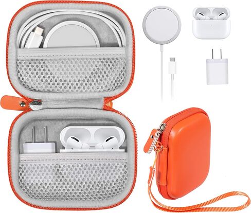 All-in-One Case for iPhone MagSafe Charger & Battery Pack, Storage for Accessories/Power Adapter/Charge Cable/Docks, Compatible with AirPods 4/ Pro 3/2/ 1 in Kuwait