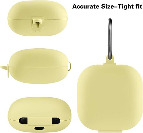 حافظة GEAK المحمولة Powerbeats Pro، غطاء سيليكون ناعم مقاوم للصدمات بحماية 360 درجة مع سلسلة مفاتيح متوافقة مع Beats Powerbeats Pro 2019، وردي وردي in Kuwait