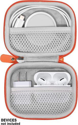 All-in-One Case for iPhone MagSafe Charger & Battery Pack, Storage for Accessories/Power Adapter/Charge Cable/Docks, Compatible with AirPods 4/ Pro 3/2/ 1 in Kuwait
