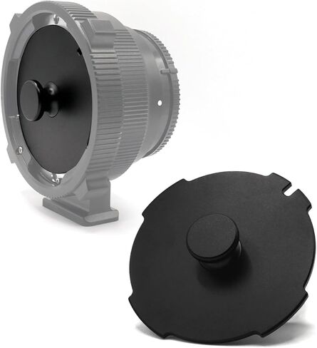 PL Mount Cine Cap, Compatible with ARRI、RED、 Sony CineAlta、Aja Cion PL Cine Cameras and PL Mount Adapters Lens Side Cap, Anti-Dust & Scratch, Metal Material-Aerospace Grade Aluminum (1) in Saudi Arabia