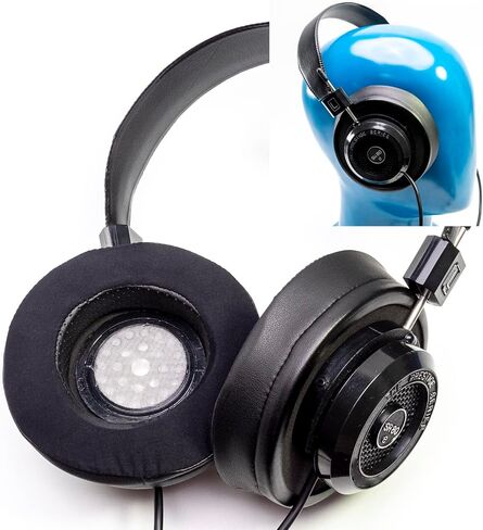 Voarmaks Larger Size 100mm Cooling Gel Over Ear Pads Replacement Cushion Compatible with Grado SR80 SR80x SR80E SR60 SR60i GS1000 GW100 SR325 SR225 RS1 and More in Saudi Arabia