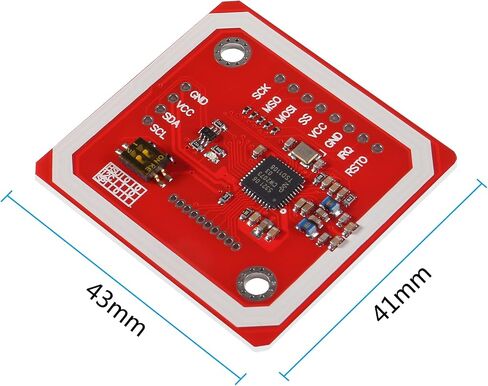 DIANN PN532 NFC NXP RFID Module V3 Kit Near Field Communication Reader Module Kit I2C SPI HSU with S50 White Card Key Card for DIY Smart Phone Android Phone (1-Pack) in Kuwait
